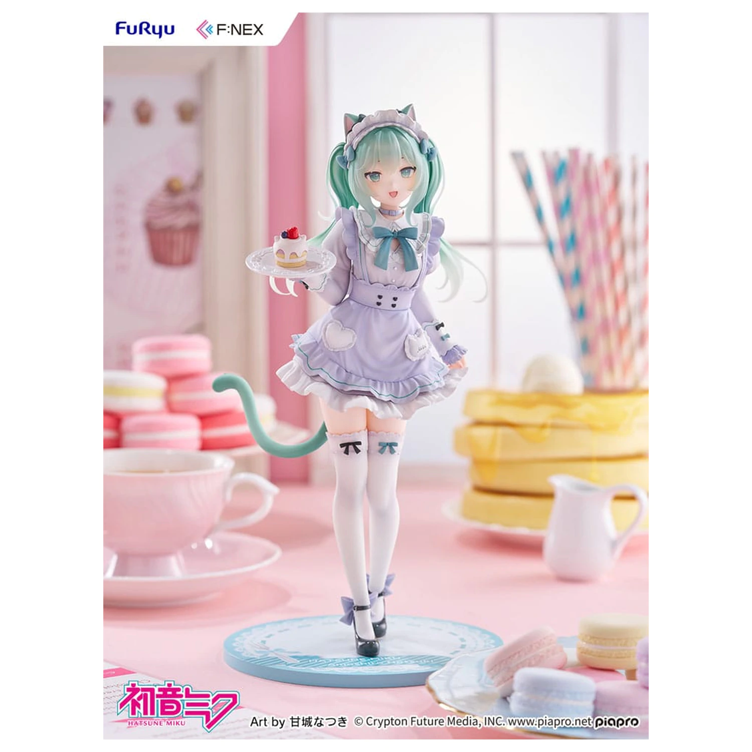 Hatsune Miku F:NEX PVC socha 1/7 Hatsune Miku x Amashiro Natsuki 25 cm fotografii produktu