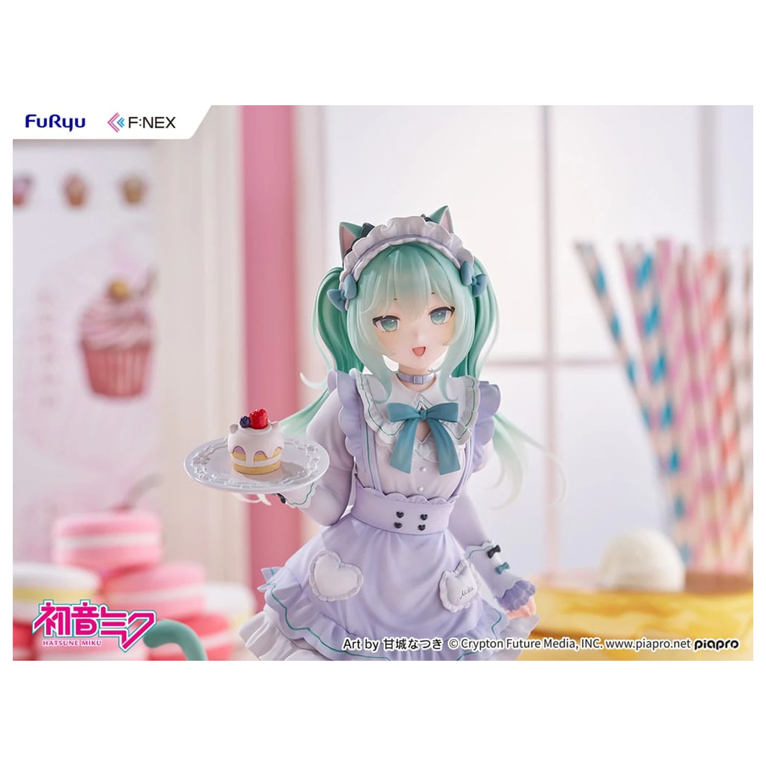 Hatsune Miku F:NEX PVC socha 1/7 Hatsune Miku x Amashiro Natsuki 25 cm fotografii produktu