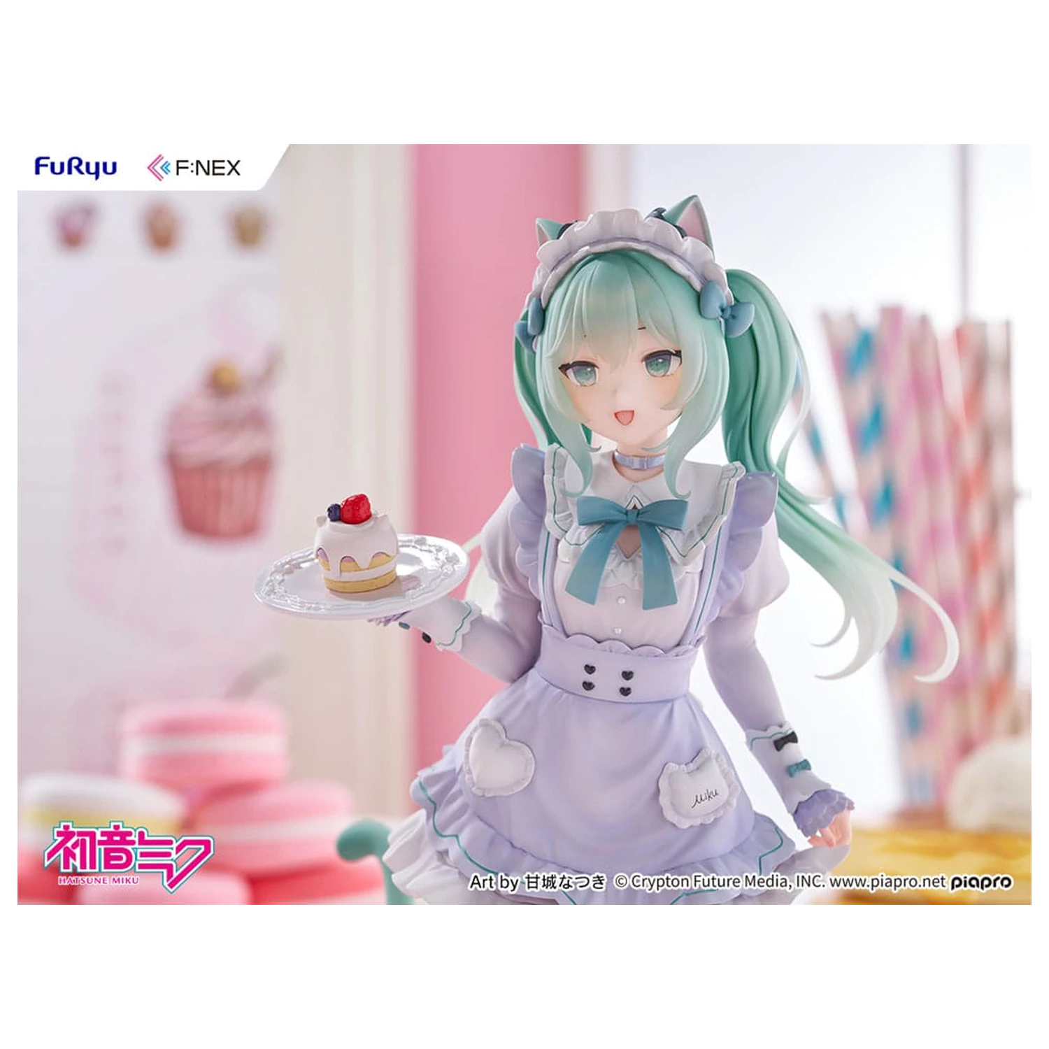 Hatsune Miku F:NEX PVC socha 1/7 Hatsune Miku x Amashiro Natsuki 25 cm fotografii produktu