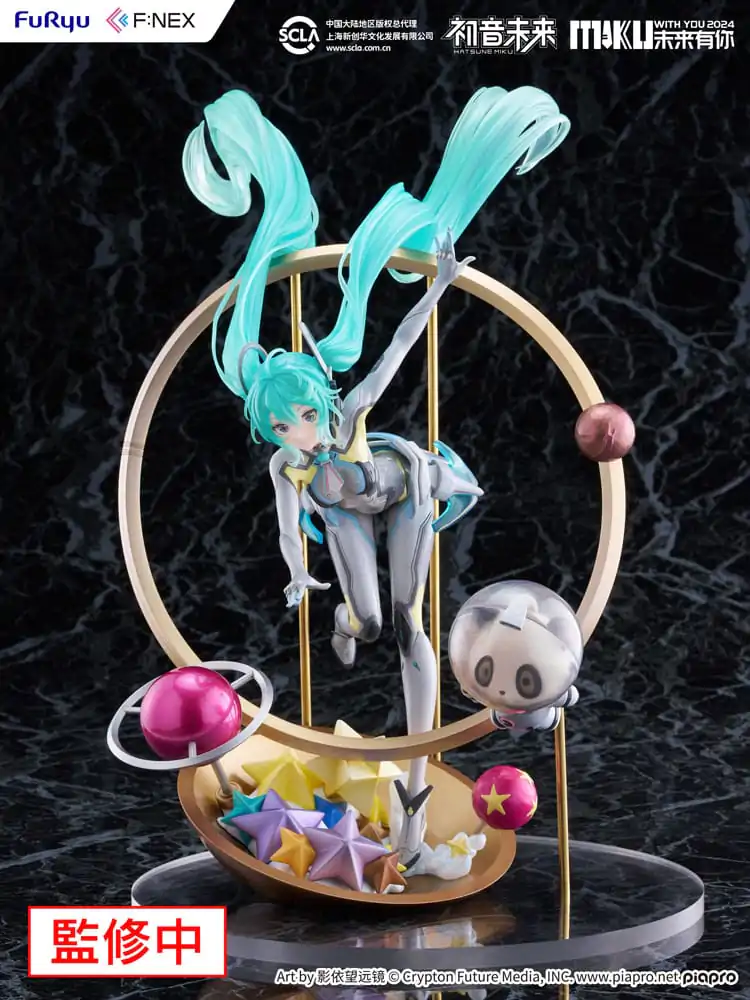 Hatsune Miku F:NEX PVC Soška 1/7 Miku with You 2024 Verze 29 cm fotografii produktu