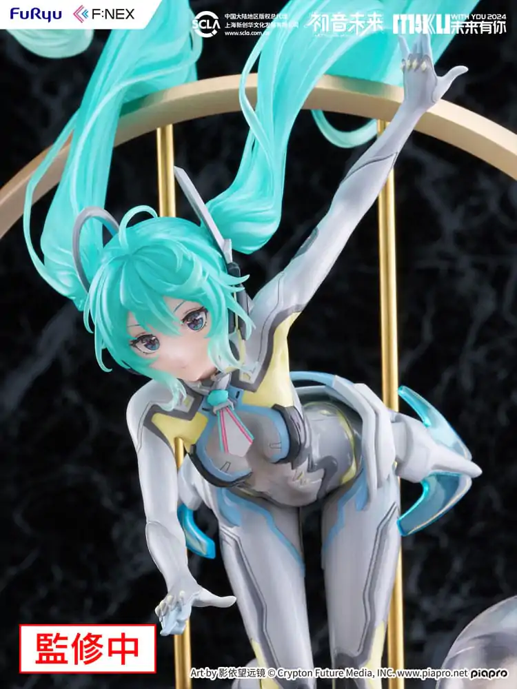 Hatsune Miku F:NEX PVC Soška 1/7 Miku with You 2024 Verze 29 cm fotografii produktu