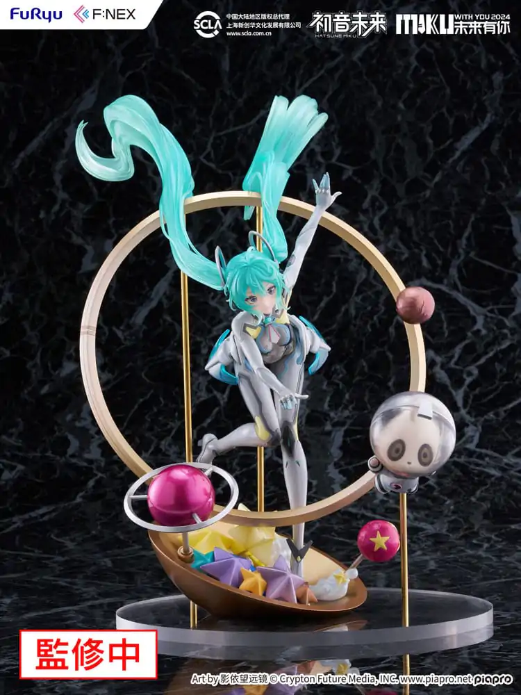 Hatsune Miku F:NEX PVC Soška 1/7 Miku with You 2024 Verze 29 cm fotografii produktu