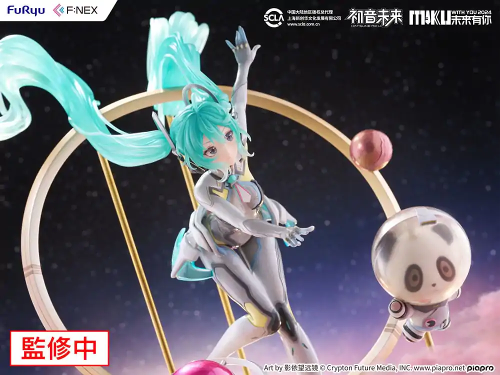 Hatsune Miku F:NEX PVC Soška 1/7 Miku with You 2024 Verze 29 cm fotografii produktu