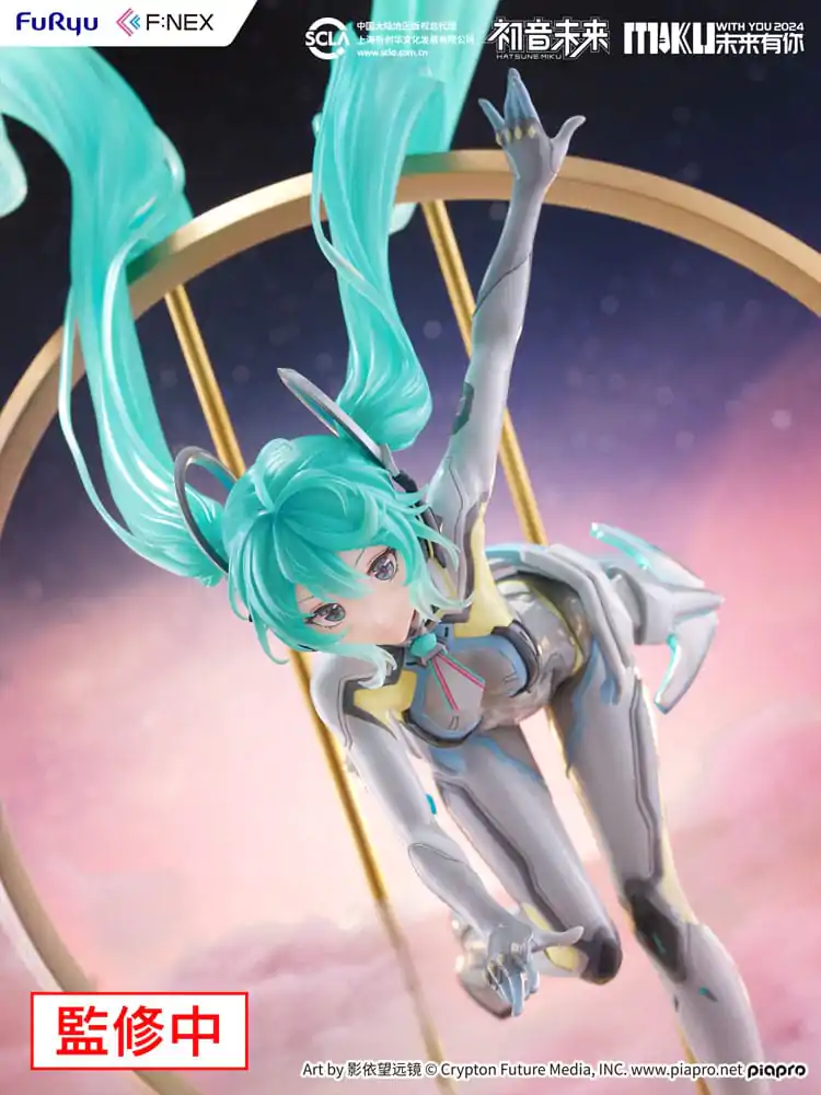 Hatsune Miku F:NEX PVC Soška 1/7 Miku with You 2024 Verze 29 cm fotografii produktu