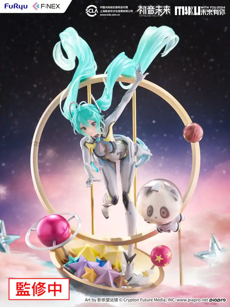 Hatsune Miku F:NEX PVC Soška 1/7 Miku with You 2024 Verze 29 cm fotografii produktu