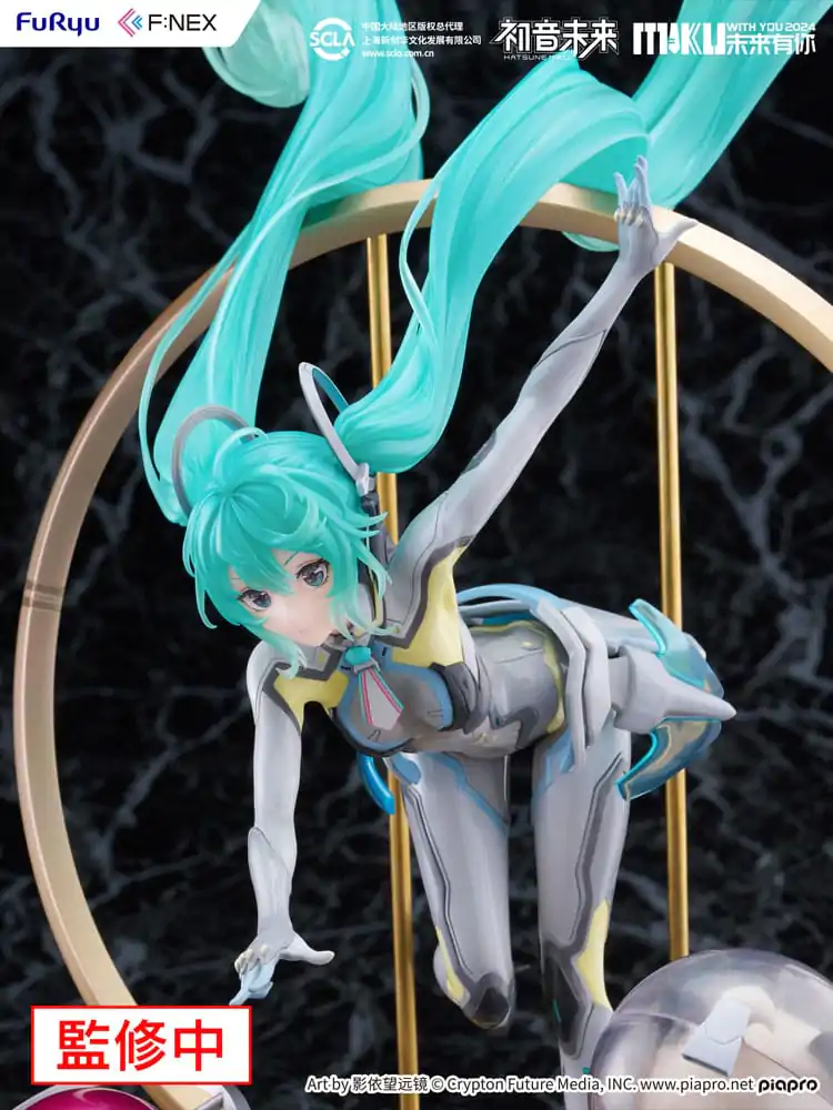 Hatsune Miku F:NEX PVC Soška 1/7 Miku with You 2024 Verze 29 cm fotografii produktu