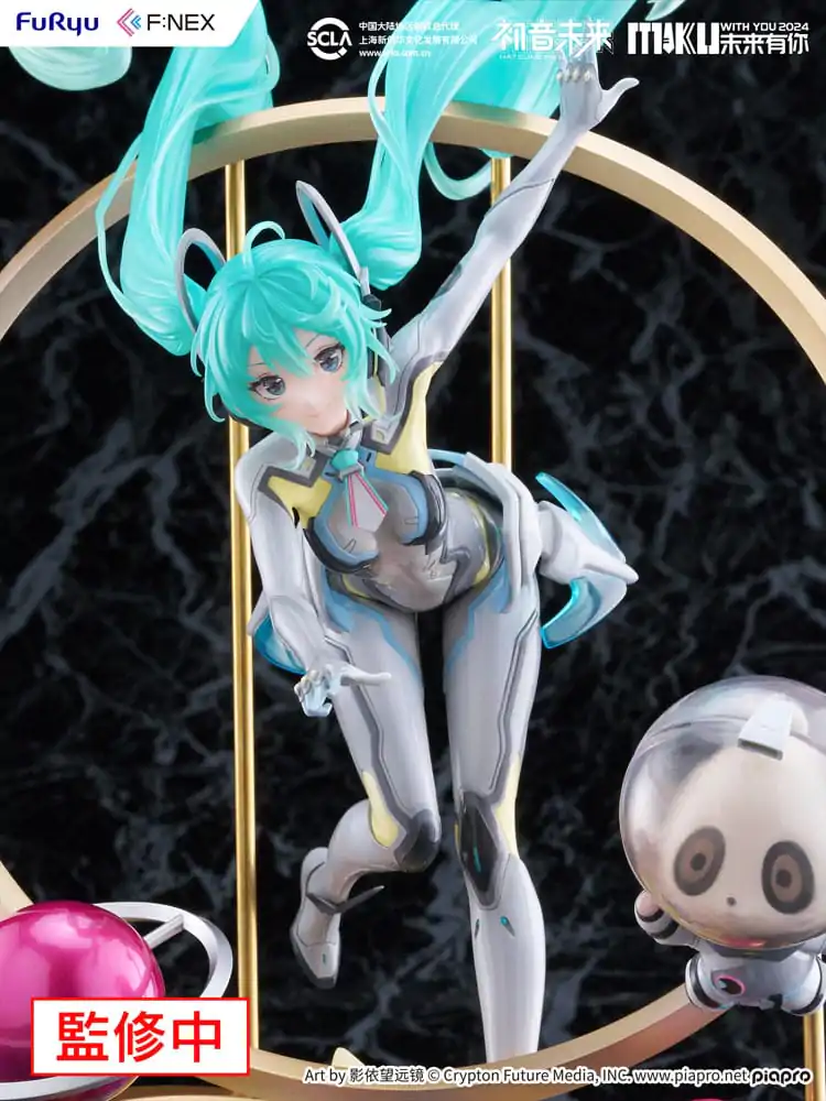 Hatsune Miku F:NEX PVC Soška 1/7 Miku with You 2024 Verze 29 cm fotografii produktu