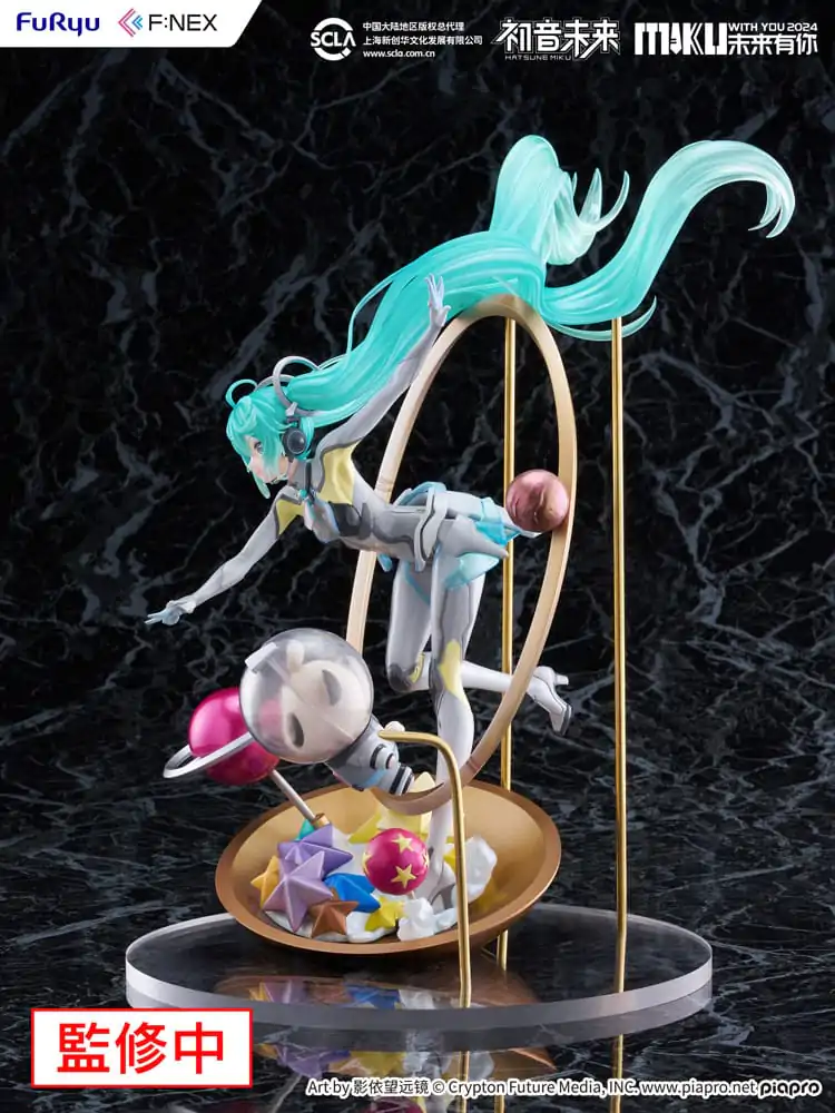 Hatsune Miku F:NEX PVC Soška 1/7 Miku with You 2024 Verze 29 cm fotografii produktu