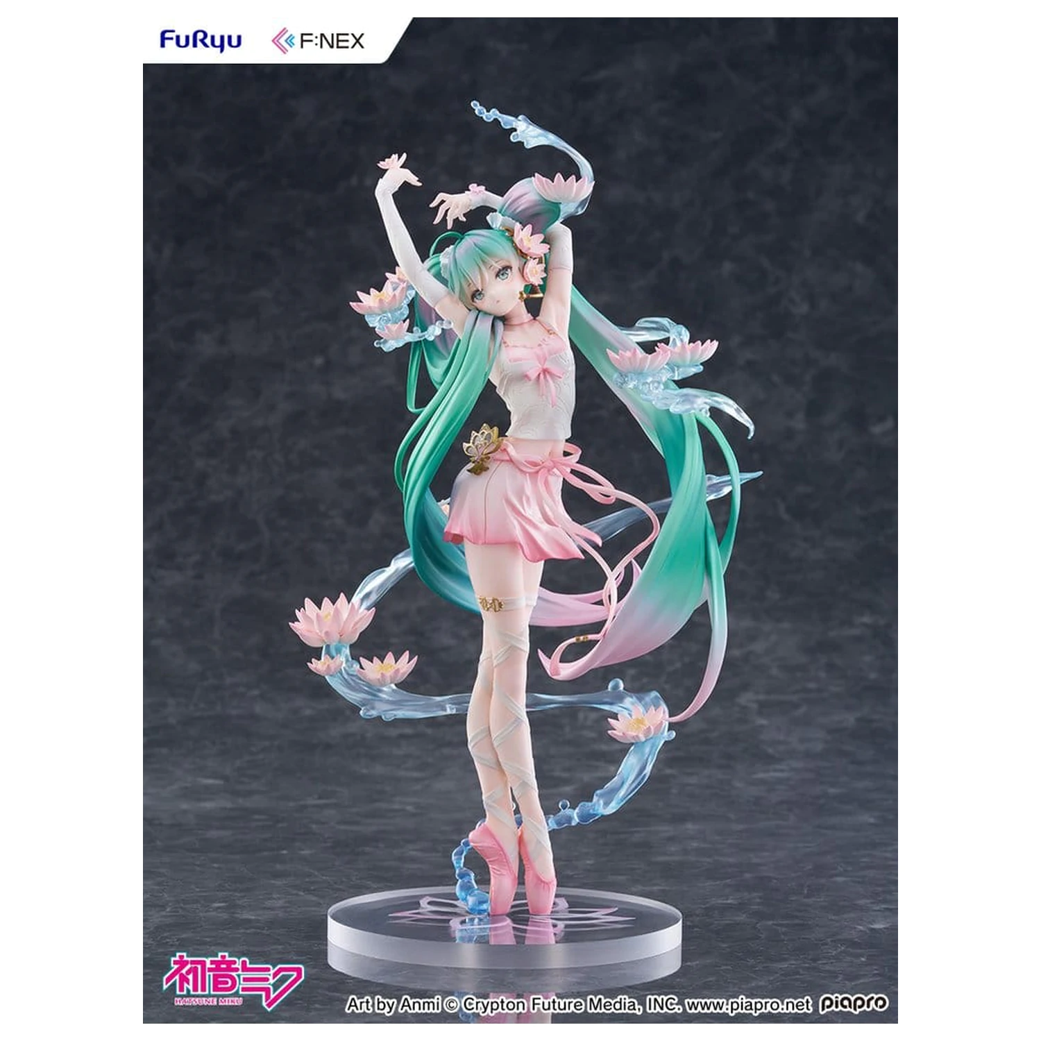 Hatsune Miku F:NEX PVC Socha 1/7 Water lily Ver. 27 cm fotografii produktu