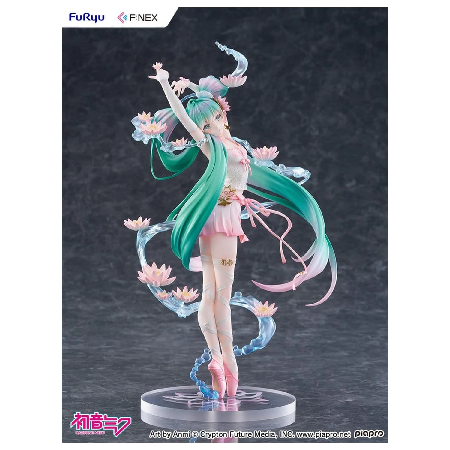 Hatsune Miku F:NEX PVC Socha 1/7 Water lily Ver. 27 cm fotografii produktu