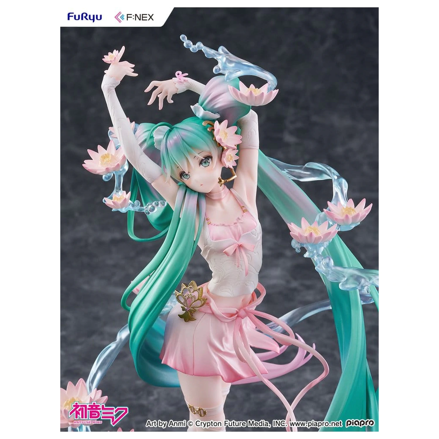 Hatsune Miku F:NEX PVC Socha 1/7 Water lily Ver. 27 cm fotografii produktu