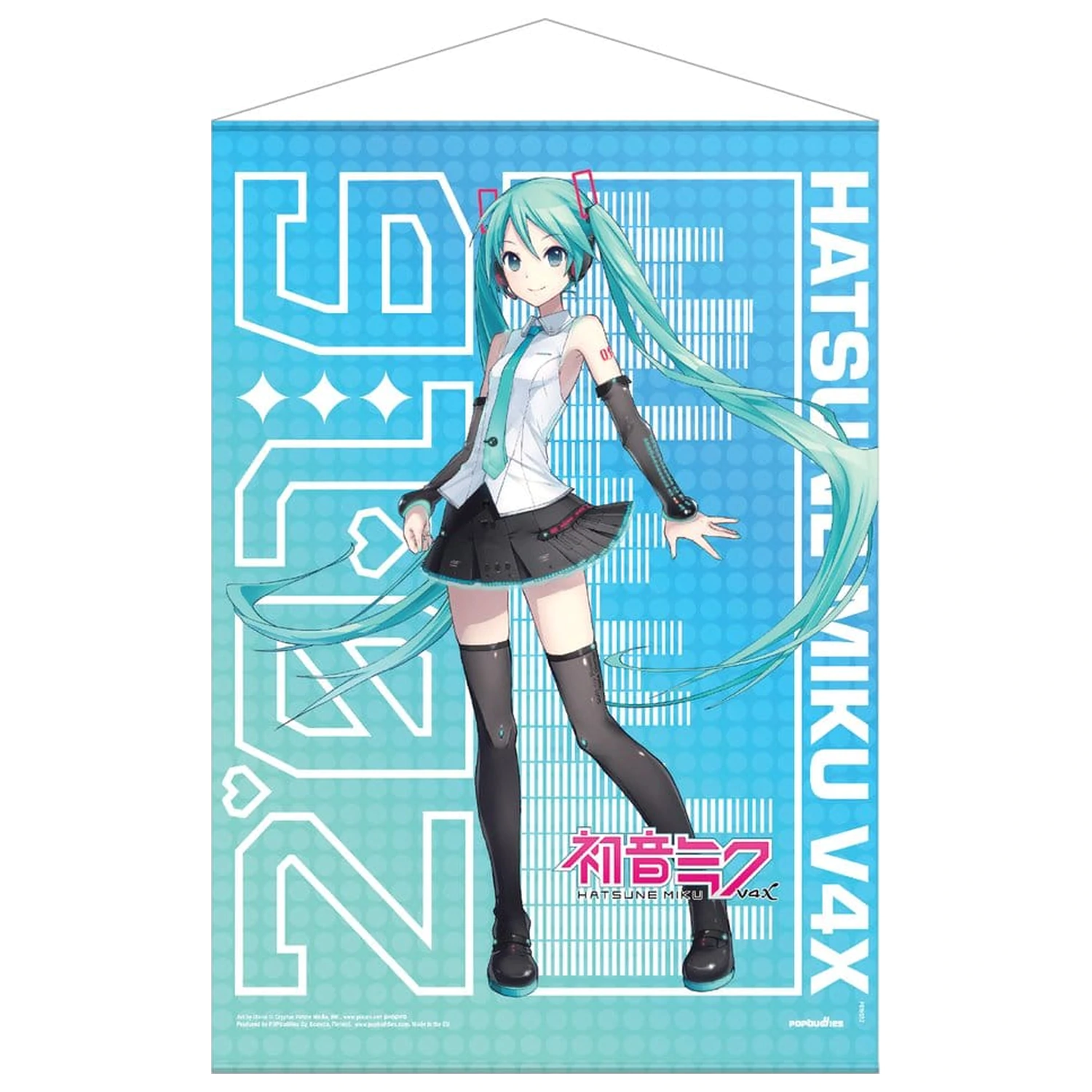 Hatsune Miku látkový nástěnný obraz V4x z látky 50 x 70 cm fotografii produktu