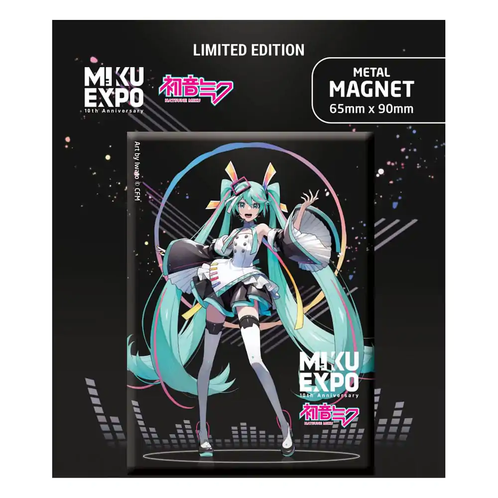 Magnet na lednici Hatsune Miku Miku Expo 10th Anniversary Art by Iwato Ver. Limited Edition fotografii produktu