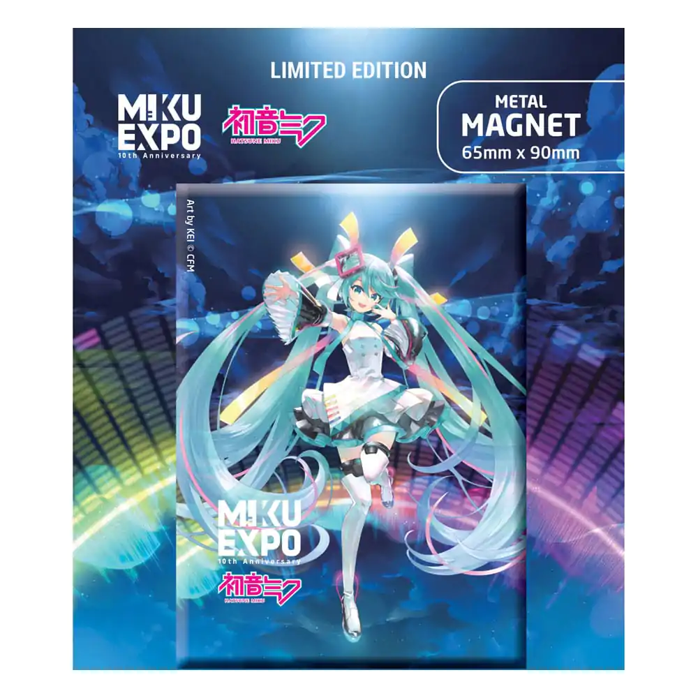 Magnetka na ledničku Hatsune Miku Miku Expo 10. výročí uměleckého díla od Kei Ver. Limitovaná edice fotografii produktu