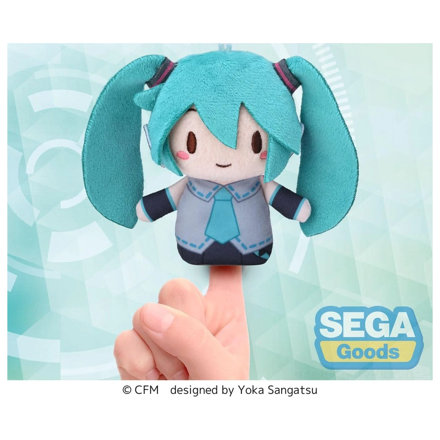 Hatsune Miku Fuwa Petit Plush Figure prstový maskot 10 cm fotografii produktu