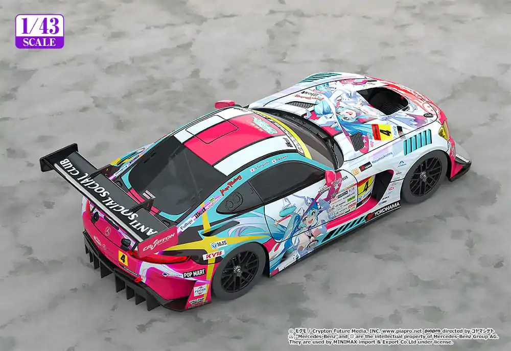 Hatsune Miku GT Project Vehicle 1/43 Hatsune Miku AMG 2024 Season Opening Ver. 11 cm fotografii produktu