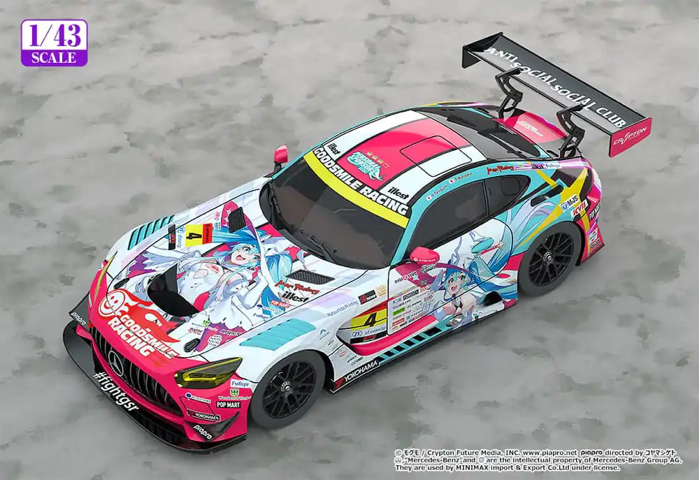 Hatsune Miku GT Project Vehicle 1/43 Hatsune Miku AMG 2024 Season Opening Ver. 11 cm fotografii produktu