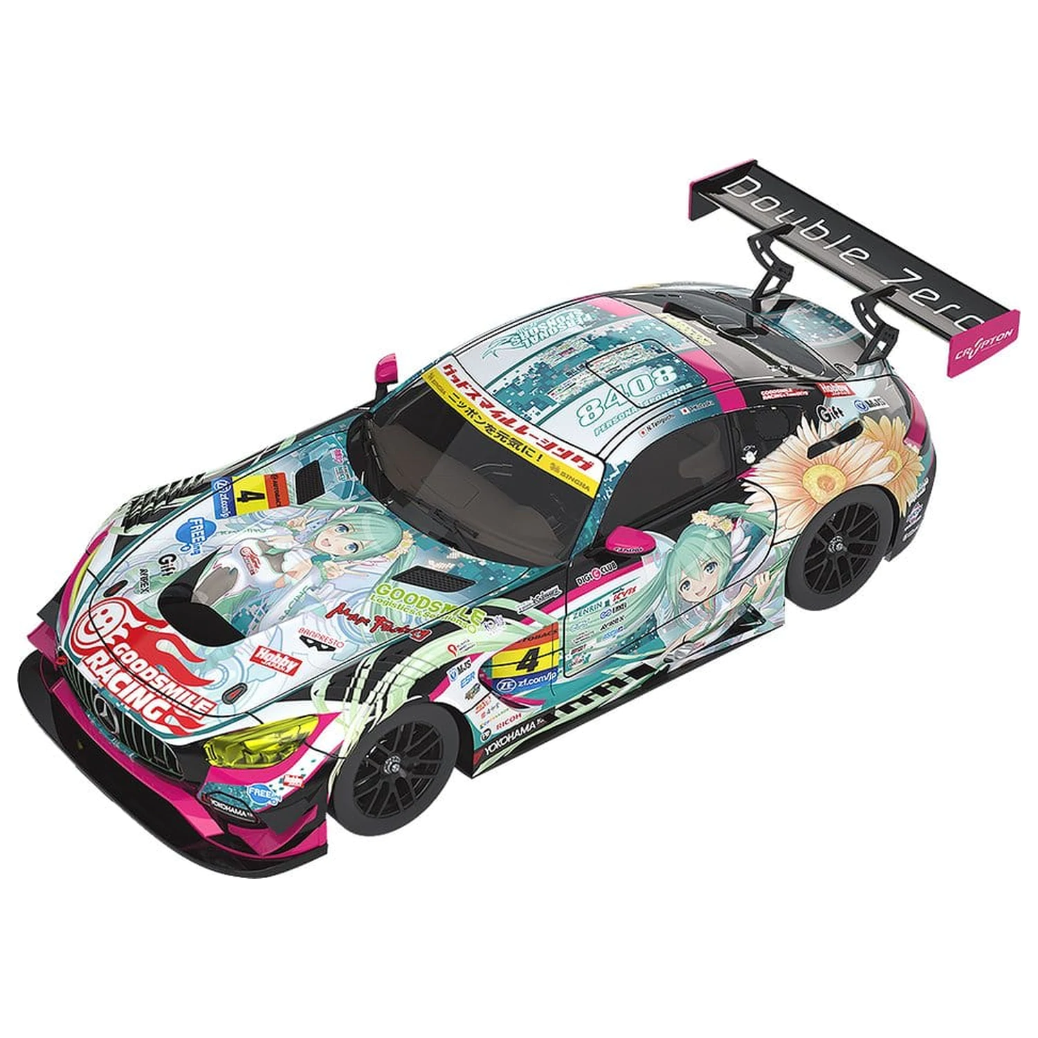 Hatsune Miku GT Project Vozidlo 1/18 Good Smile Hatsune Miku AMG 2017 SUPER GT Ver. 26 cm fotografii produktu