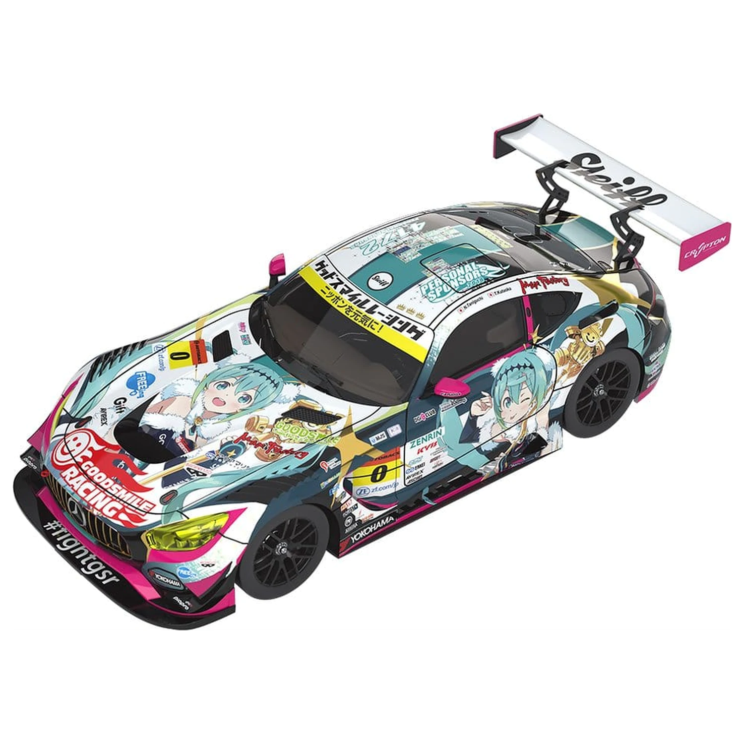 Hatsune Miku GT Project Vozidlo 1/18 Good Smile Hatsune Miku AMG 2018 Final Race Ver. 26 cm fotografii produktu