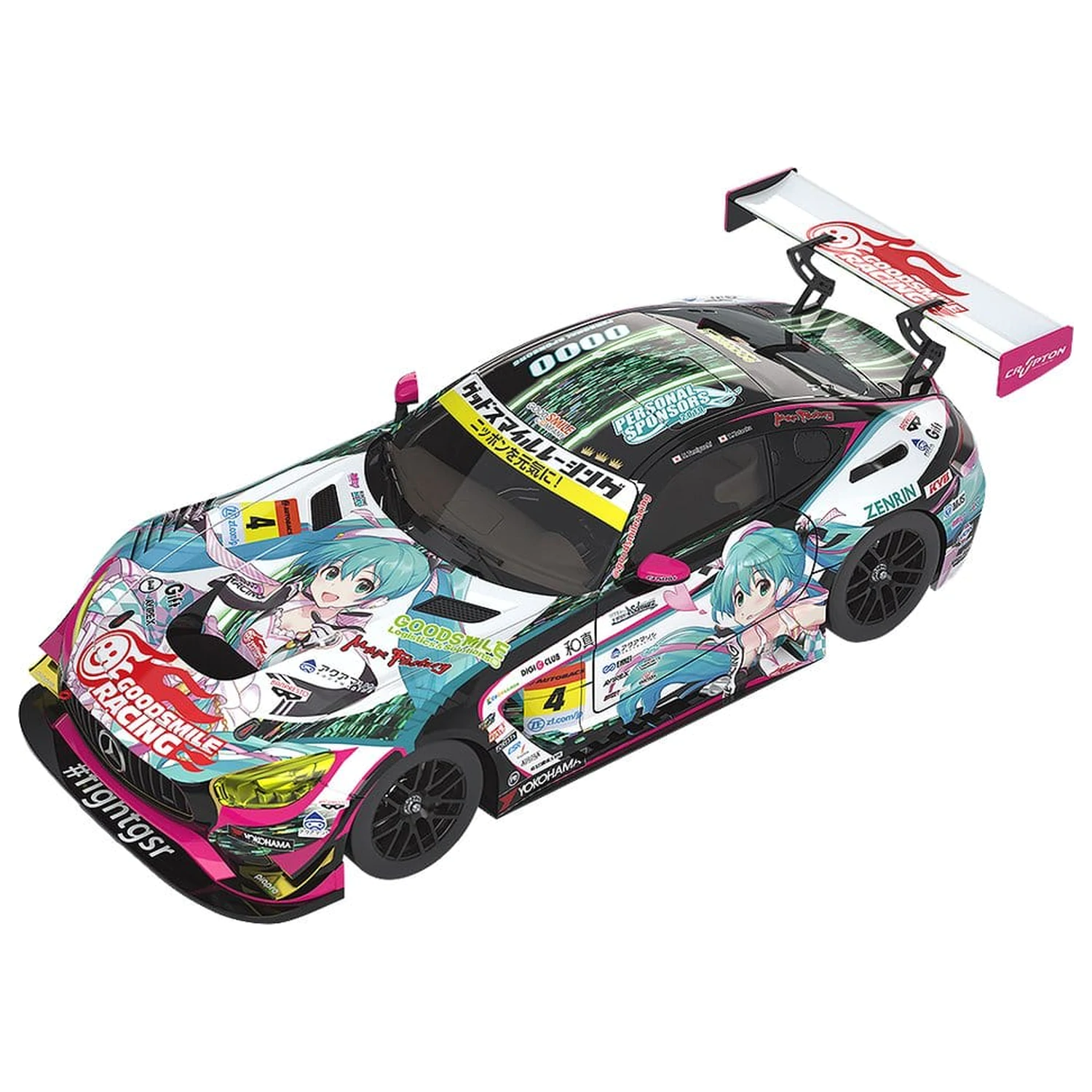 Hatsune Miku GT Project Vozidlo 1/18 Good Smile Hatsune Miku AMG 2019 Ver. 26 cm fotografii produktu