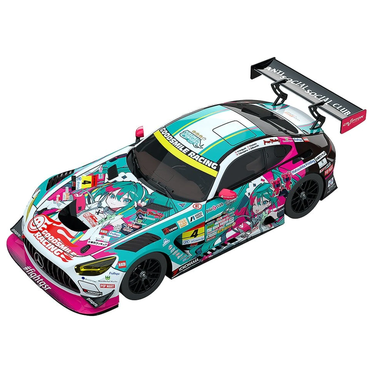 Hatsune Miku GT Project Vozidlo 1/43 Good Smile Hatsune Miku AMG 2025 Season Opening Ver. 11 cm fotografii produktu