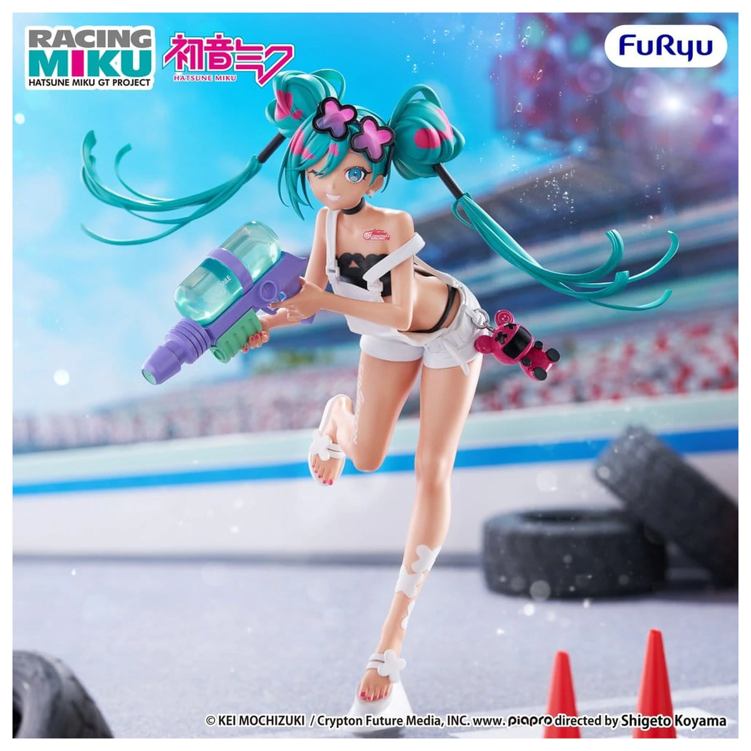 Hatsune Miku GT Project Muchute PVC Figure Racing Miku 2025 Sepang Ver. 20 cm fotografii produktu