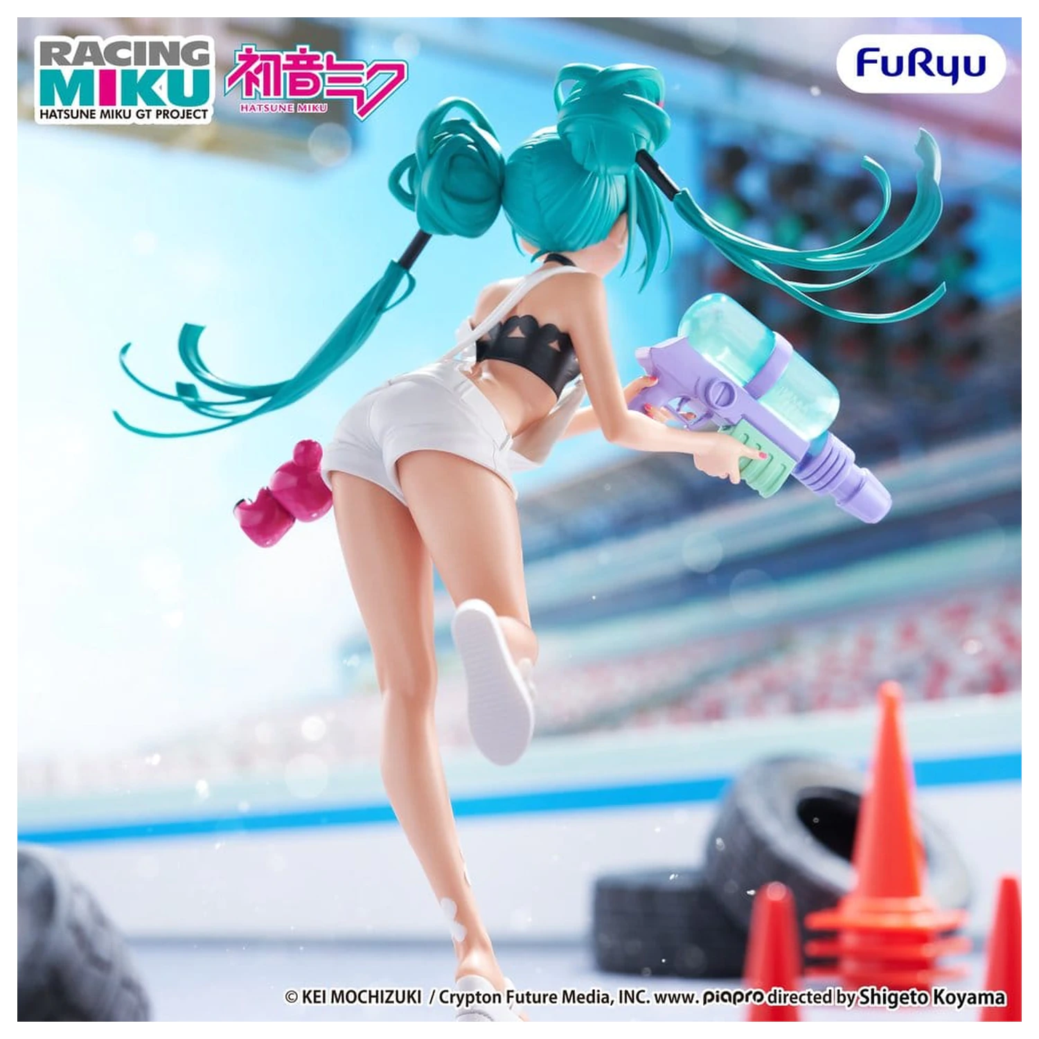 Hatsune Miku GT Project Muchute PVC Figure Racing Miku 2025 Sepang Ver. 20 cm fotografii produktu