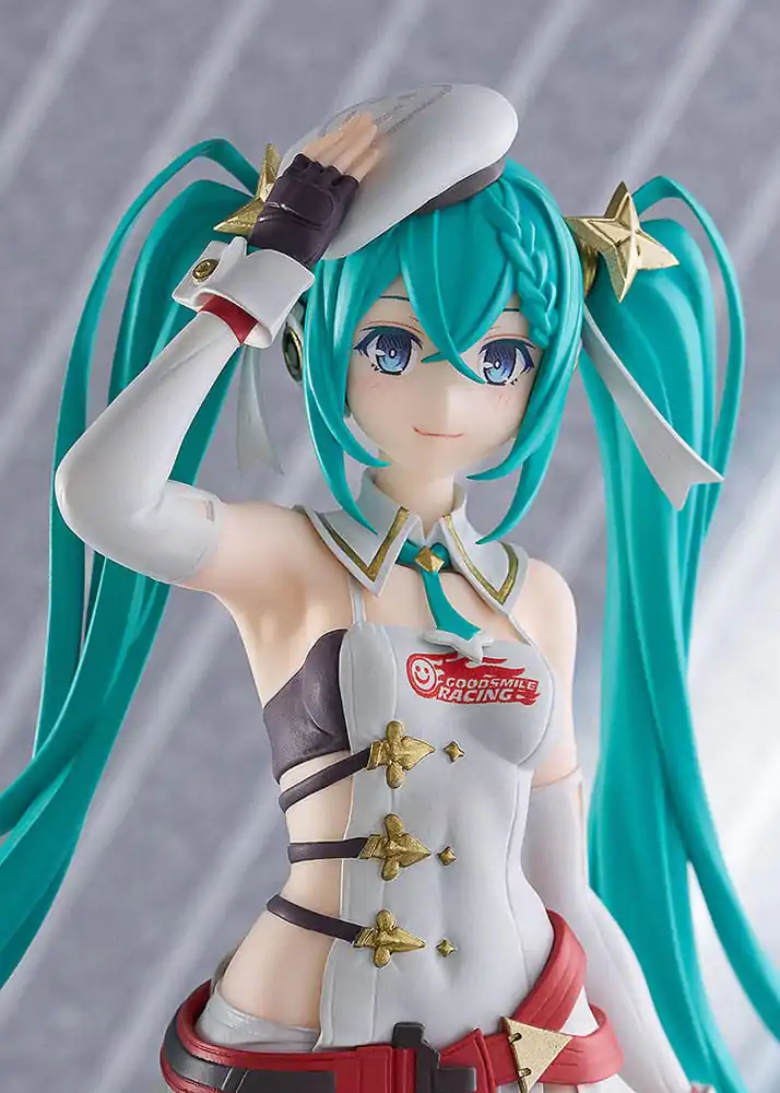 Hatsune Miku GT Project Pop Up Parade PVC Soška Racing Miku 2023 Ver. 17 cm fotografii produktu