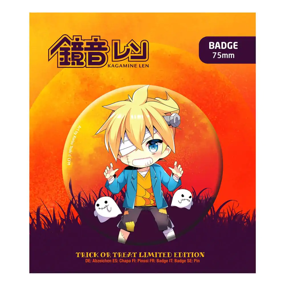 Hatsune Miku Pin Odznak Halloweenská Limitovaná Edice Kagamine Len fotografii produktu