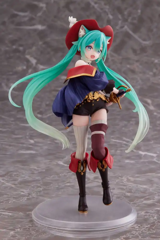 Hatsune Miku PVC socha Hatsune Miku Wonderland Puss in Boots 18 cm fotografii produktu