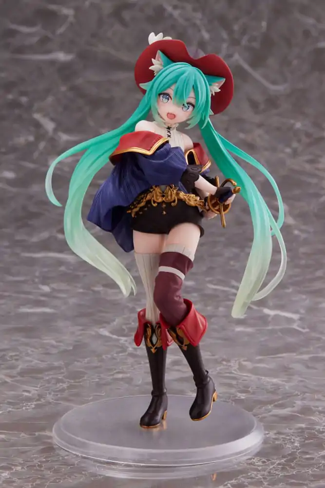 Hatsune Miku PVC socha Hatsune Miku Wonderland Puss in Boots 18 cm fotografii produktu