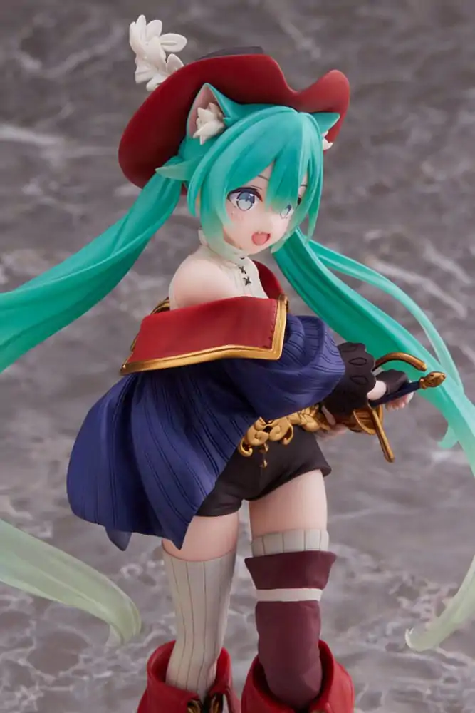 Hatsune Miku PVC socha Hatsune Miku Wonderland Puss in Boots 18 cm fotografii produktu