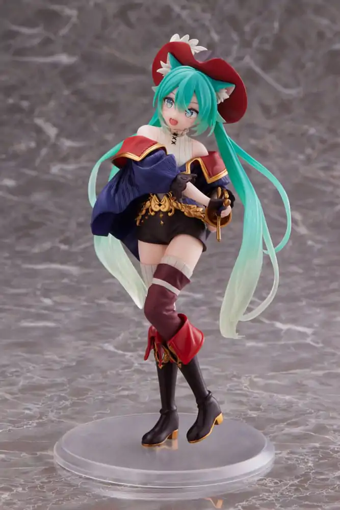Hatsune Miku PVC socha Hatsune Miku Wonderland Puss in Boots 18 cm fotografii produktu