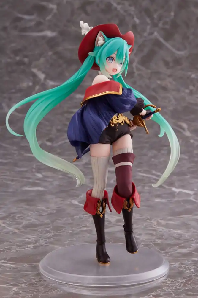 Hatsune Miku PVC socha Hatsune Miku Wonderland Puss in Boots 18 cm fotografii produktu