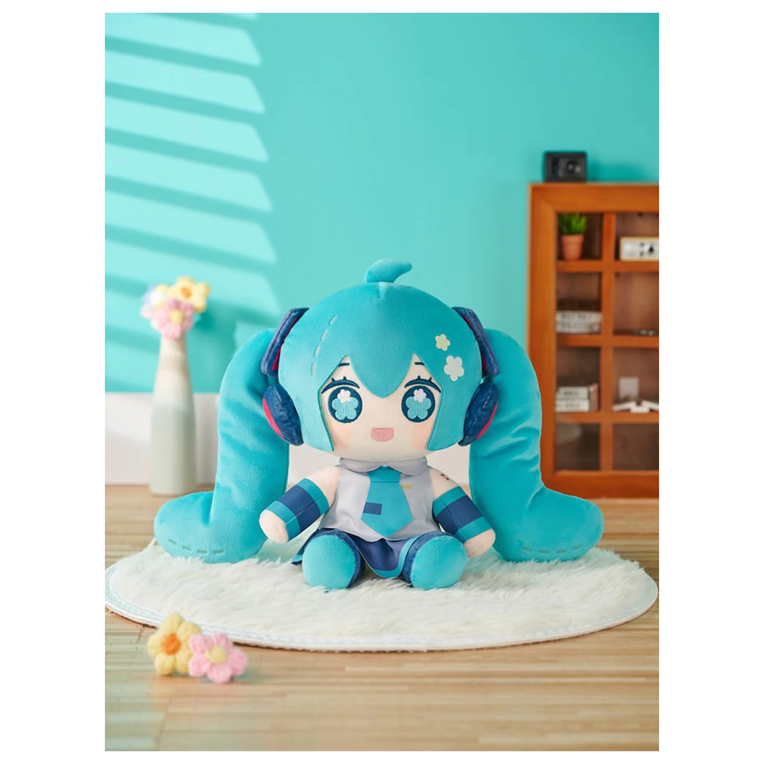 Hatsune Miku Huggy Panenka Plyšová 20cm fotografii produktu