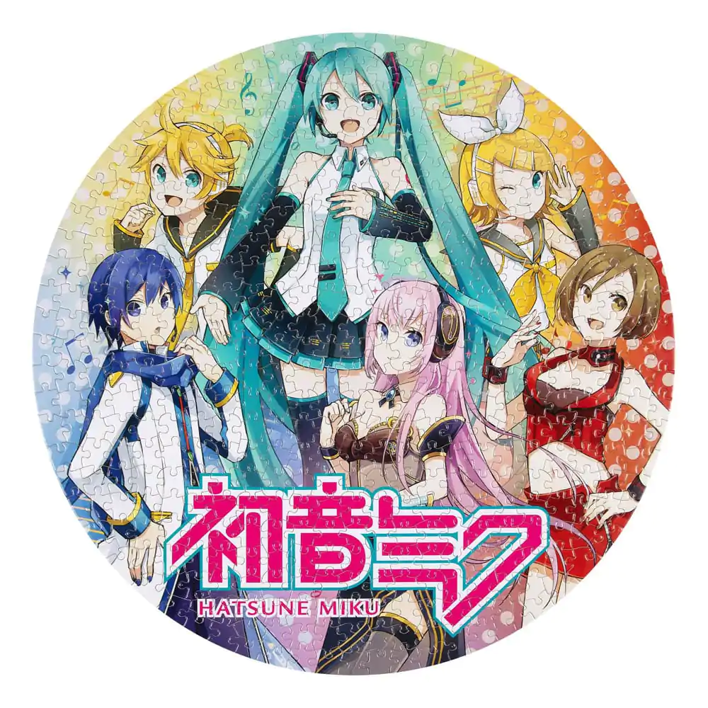 Hatsune Miku Kulaté puzzle 500 dílků fotografii produktu