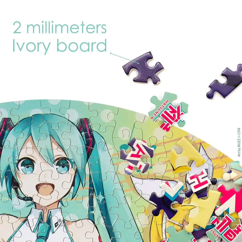 Hatsune Miku Kulaté puzzle 500 dílků fotografii produktu