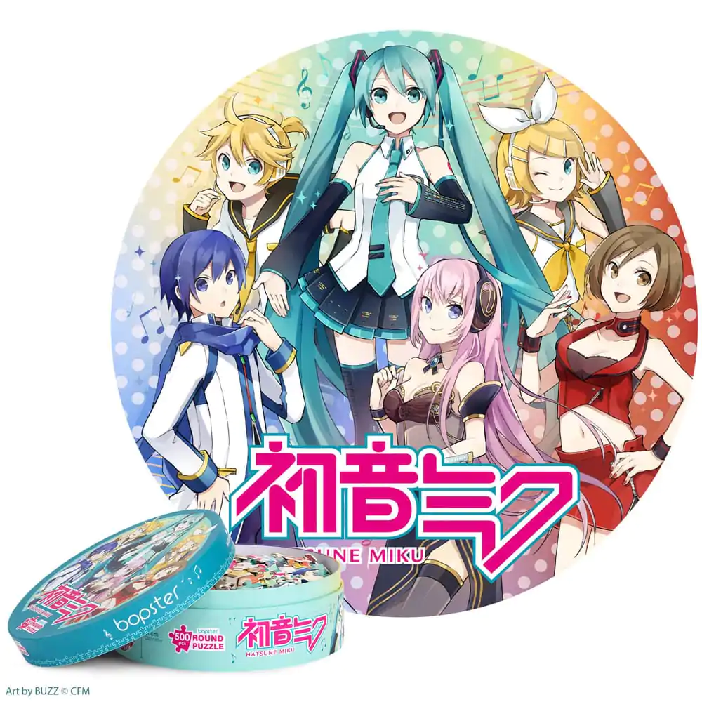 Hatsune Miku Kulaté puzzle 500 dílků fotografii produktu