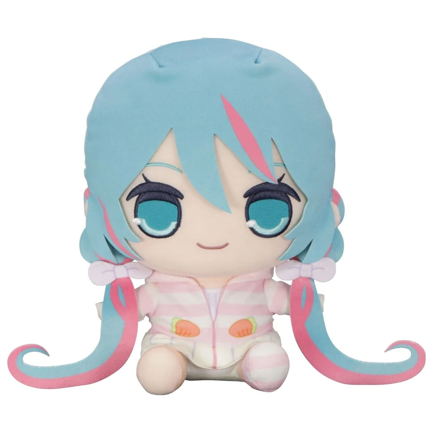 Hatsune Miku Kyurumaru velká plyšová figurka v pyžamu s kapucí s králičími oušky 28 cm fotografii produktu