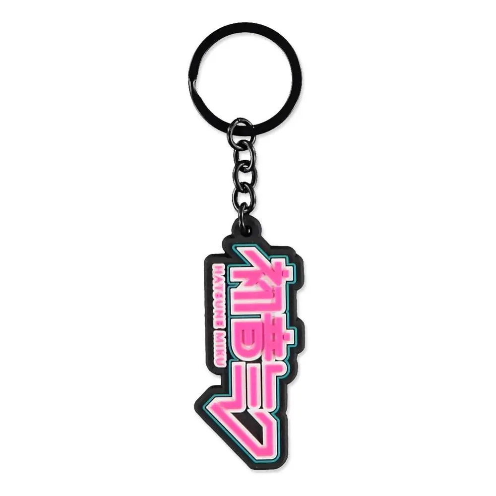 Hatsune Miku Gumová klíčenka Logo fotografii produktu