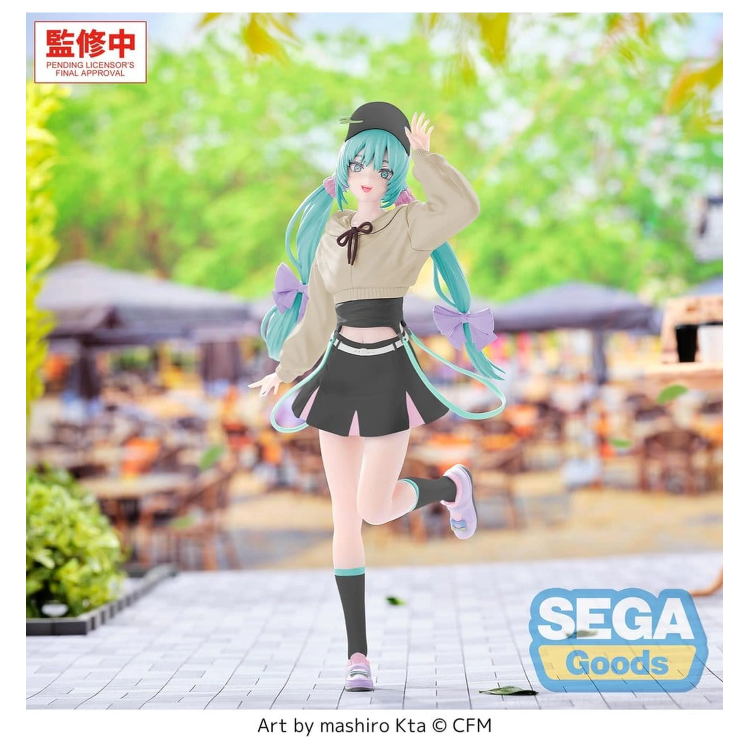 PVC figurka Hatsune Miku Luminasta Hatsune Miku Conceptual Series Vol.2 Stroll Ver. 21 cm fotografii produktu