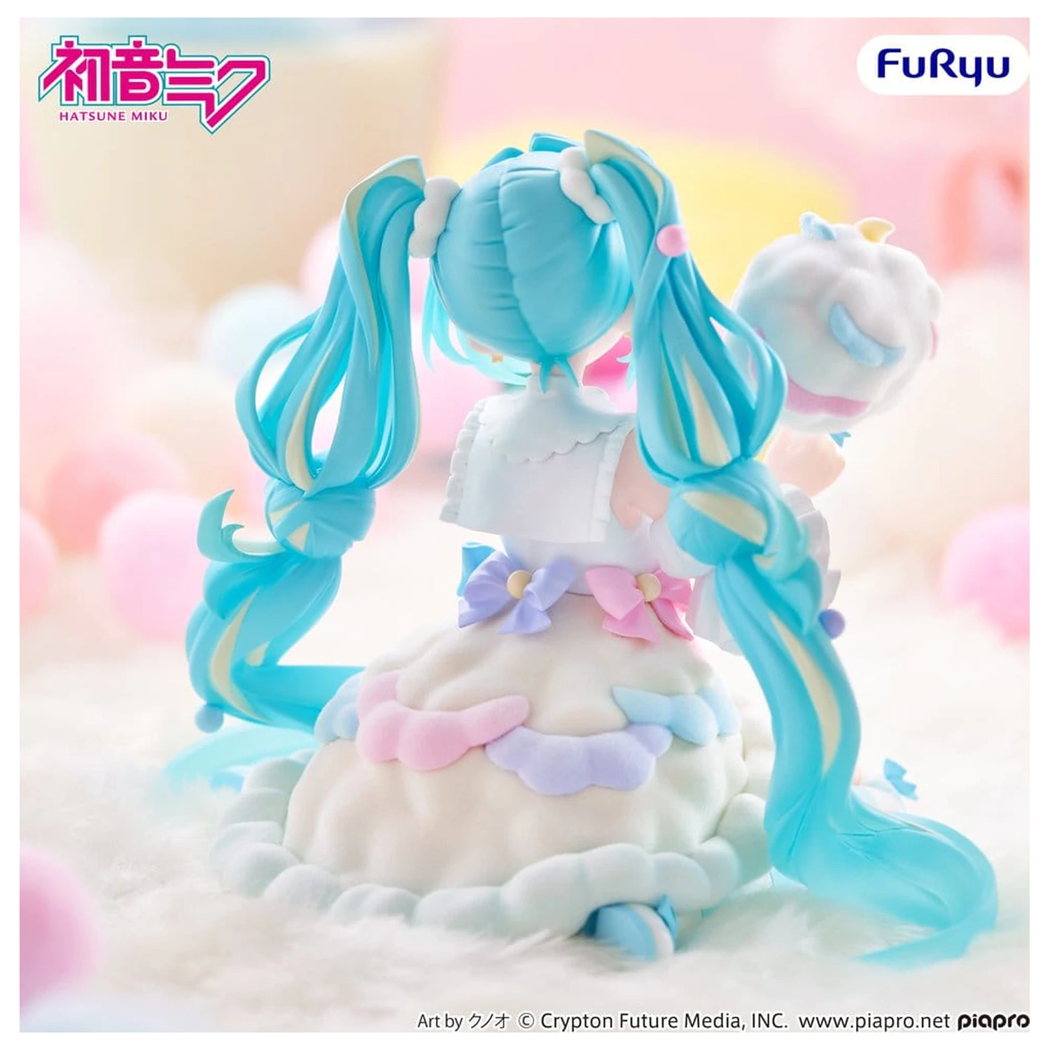 Hatsune Miku melffy PVC figurka Sugar Cloud 11 cm fotografii produktu