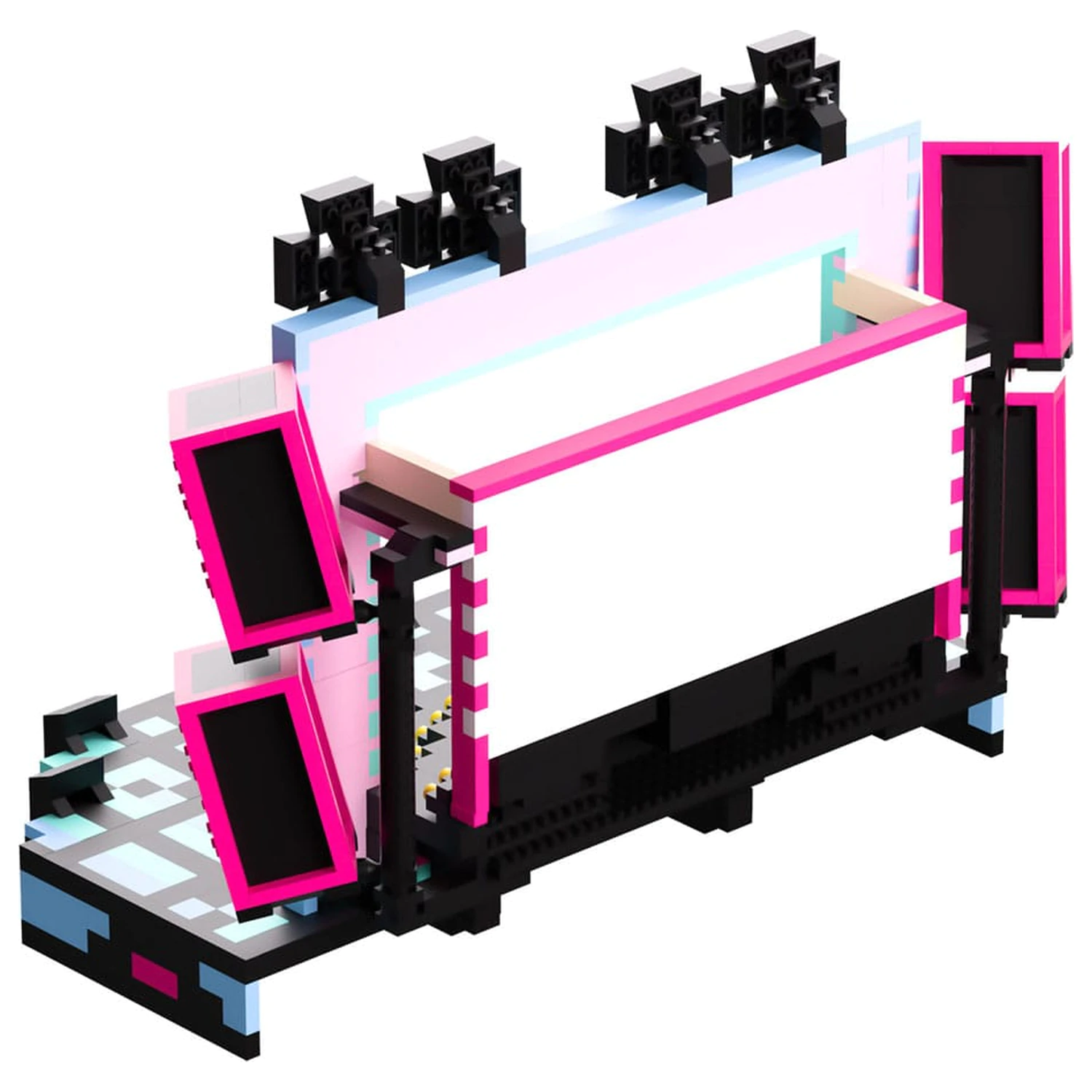 Hatsune Miku brickset Miku's Stage 19 cm fotografii produktu