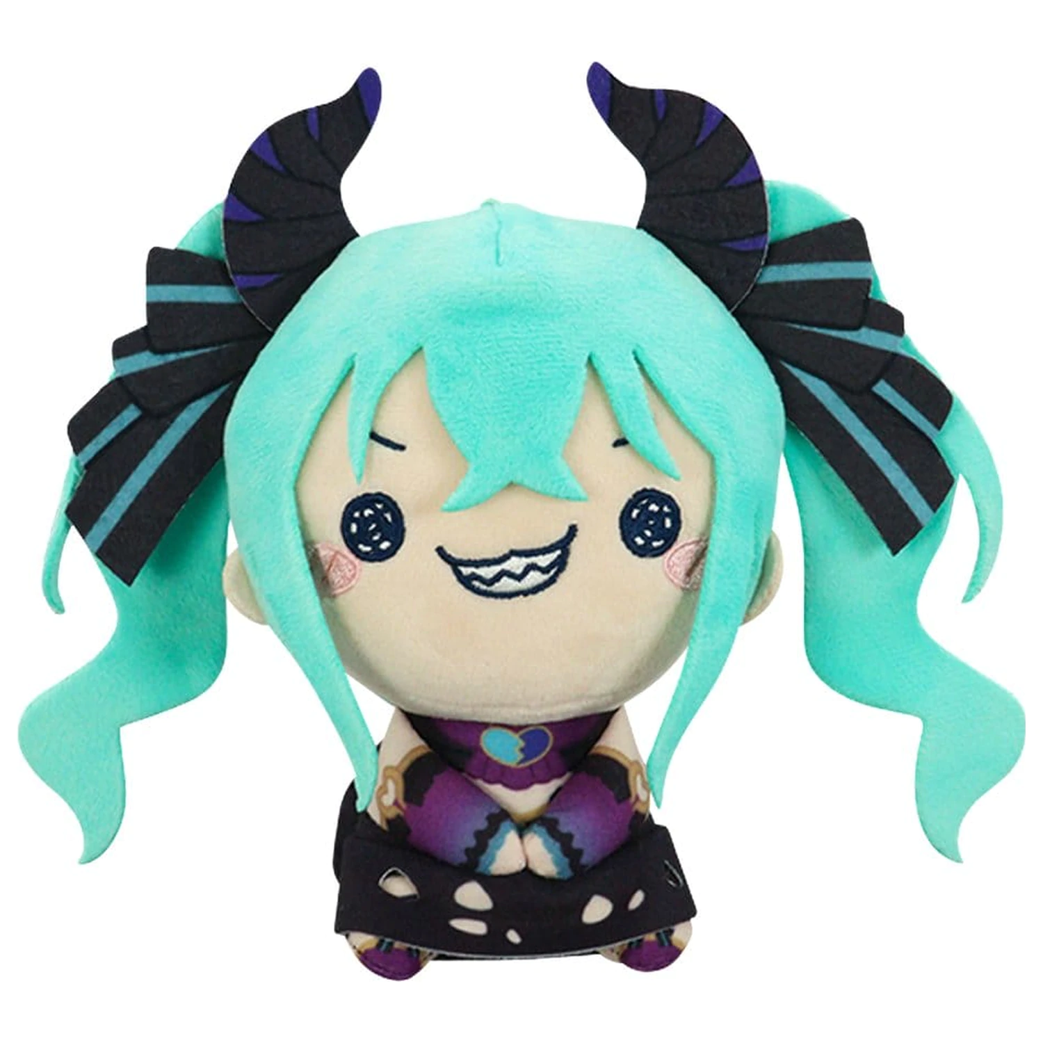 Hatsune Miku Mochipico plyšová figurka Villain A 16 cm fotografii produktu