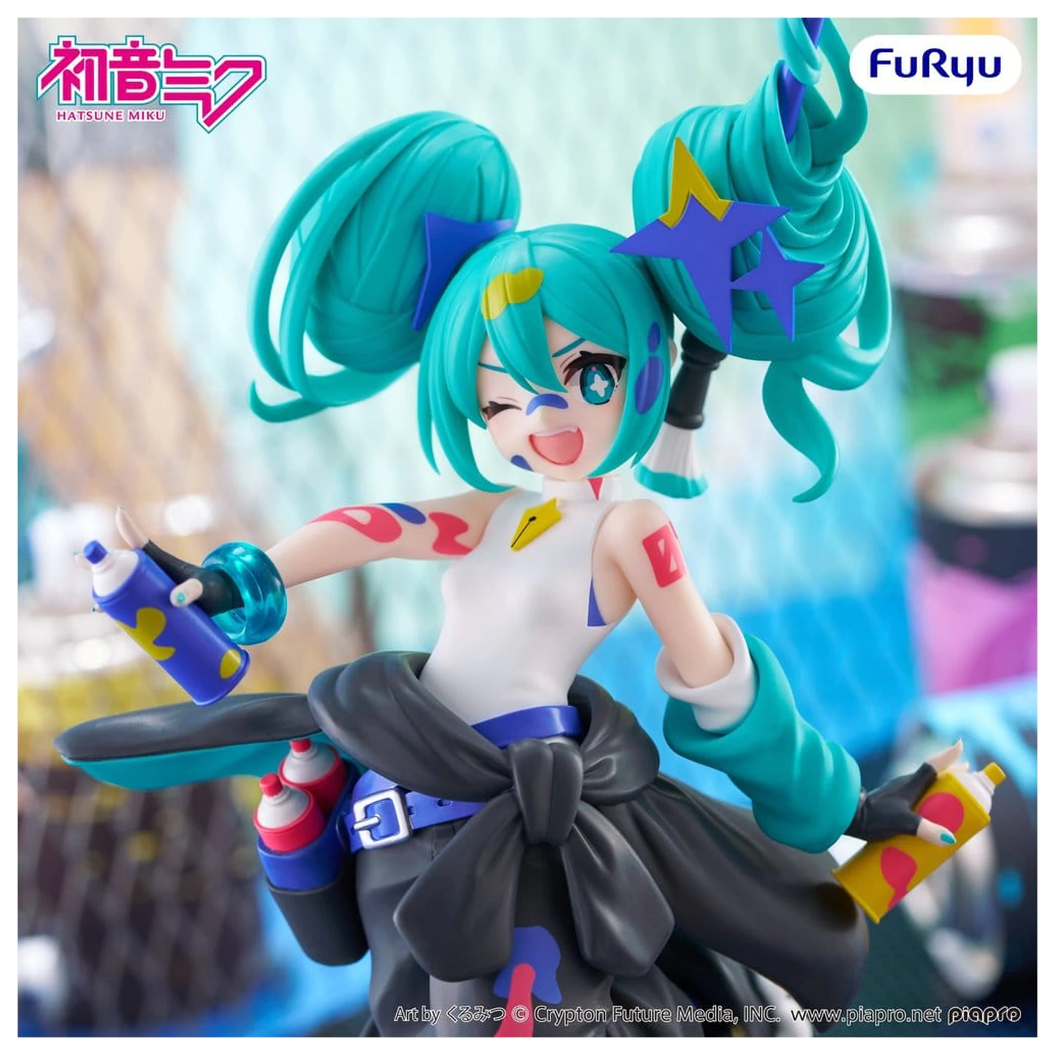 Hatsune Miku Muchute PVC Soška Paint Girl Another Color Ver. 23 cm fotografii produktu
