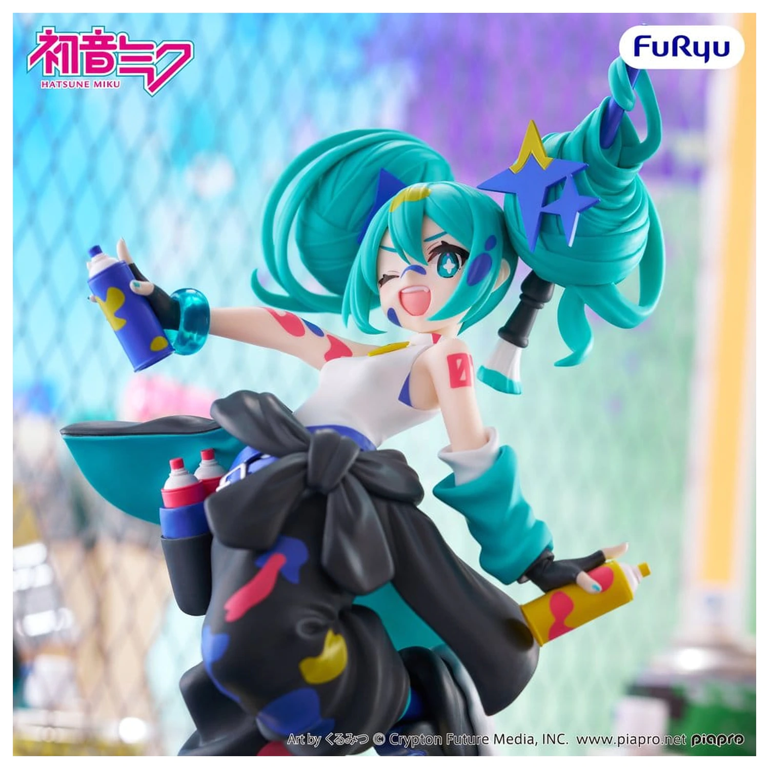 Hatsune Miku Muchute PVC Soška Paint Girl Another Color Ver. 23 cm fotografii produktu