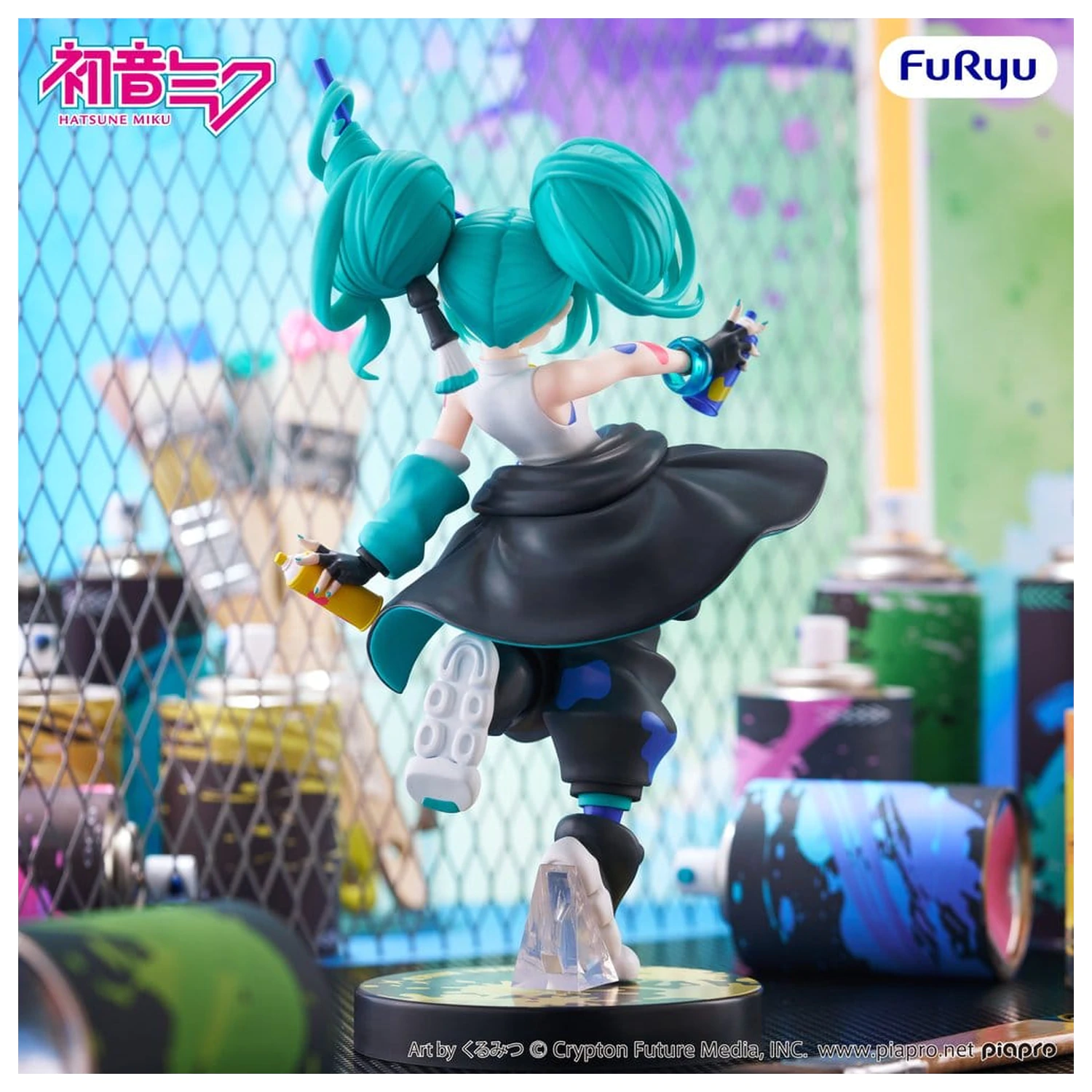 Hatsune Miku Muchute PVC Soška Paint Girl Another Color Ver. 23 cm fotografii produktu