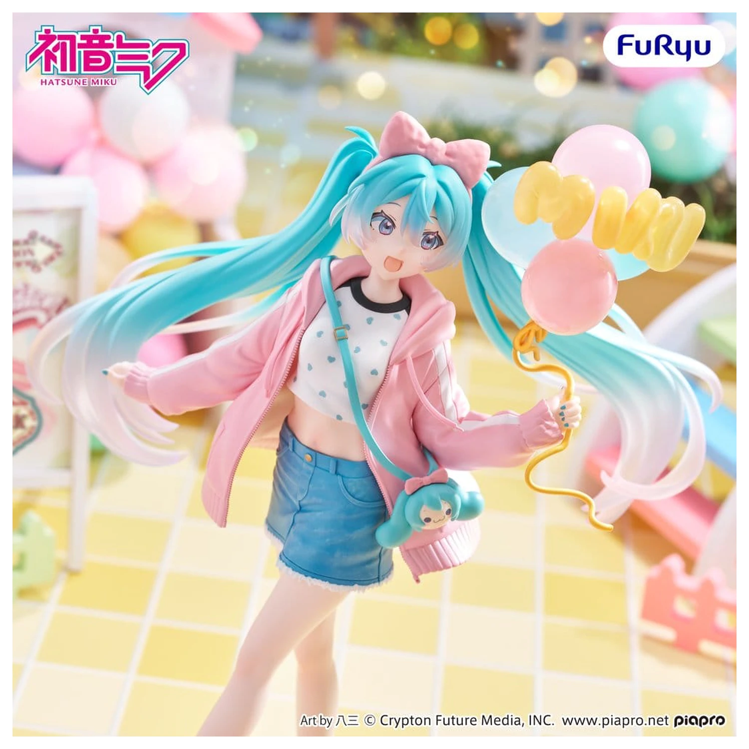 Hatsune Miku Muchute PVC figurka Theme Park Date Version 19 cm fotografii produktu