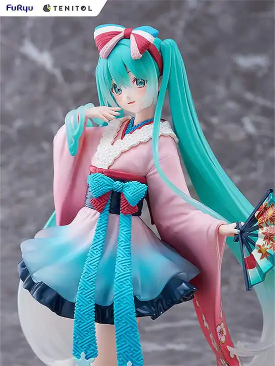 Hatsune Miku Statue Neo Tokyo Series Kimono 22 cm Soška fotografii produktu