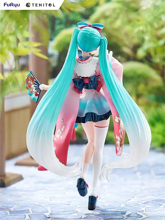 Hatsune Miku Statue Neo Tokyo Series Kimono 22 cm Soška fotografii produktu